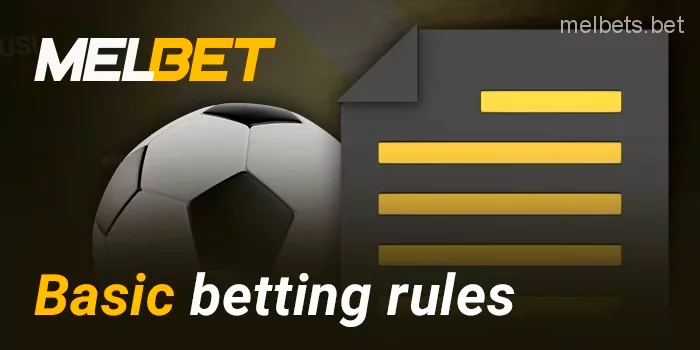 Terms and conditions for sports betting at Melbet