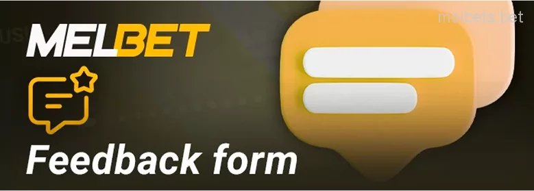 Contact the Melbet feedback form